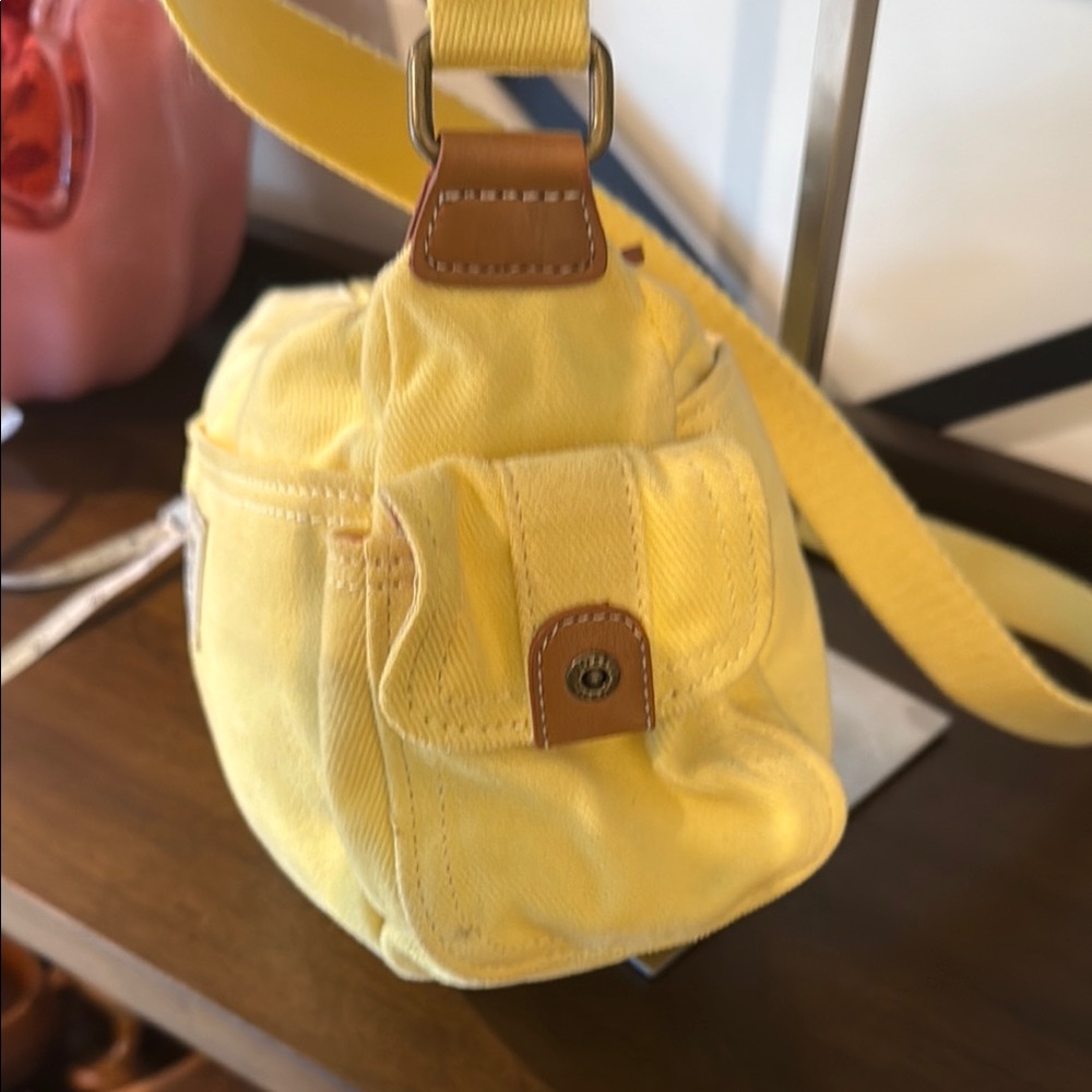 Fossil Yellow Crossbody Bag Casual Style - Picture 5 of 14